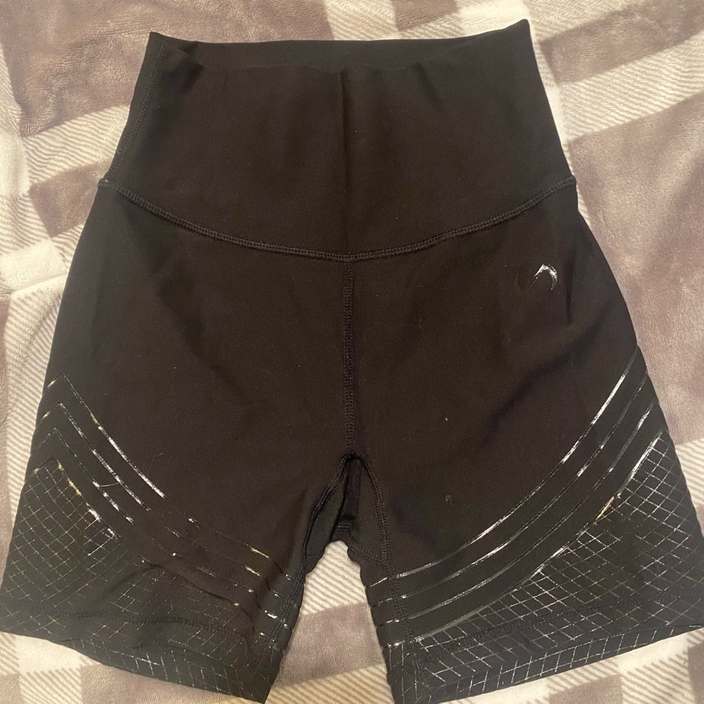 TLF black bikers shorts